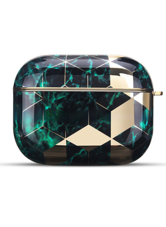 Generic - Bluetooth Earphone Case Electroplated Marble Airpods Protective Case For Airpods Pro Earphone Case In Stock-Color:PM2-Applicable Model:Airpods 3 Generation - Image 1
