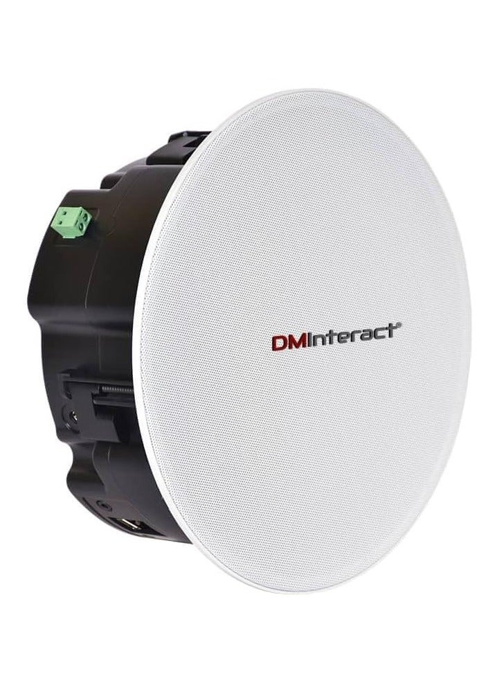 DMInteract DM-CS2 6.5" 60W Wireless Multi-Room Wi-Fi Bluetooth Active Ceiling Speaker with App Control - Pair - Image 2