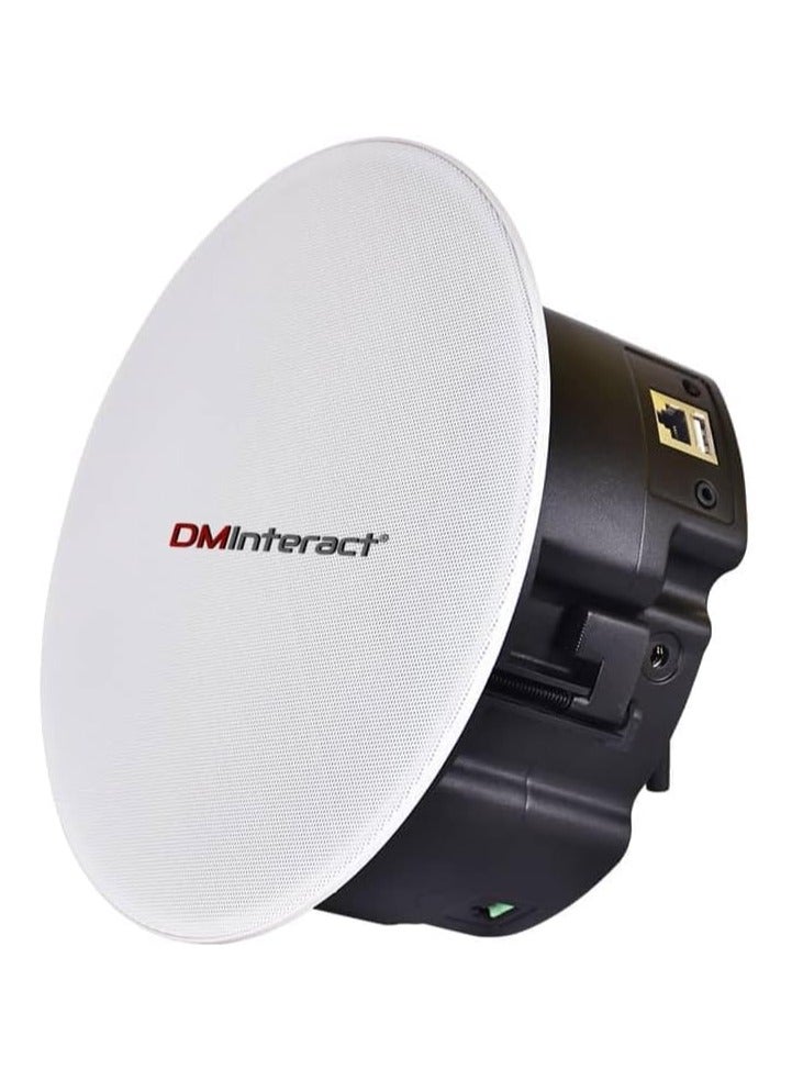 DMInteract DM-CS2 6.5" 60W Wireless Multi-Room Wi-Fi Bluetooth Active Ceiling Speaker with App Control - Pair - Image 3