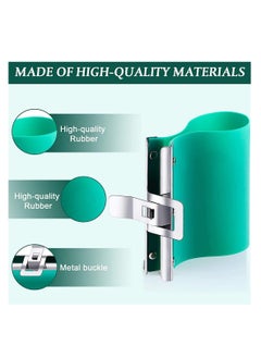 KASTWAVE 2 Pieces Mug Wraps Silicone Clamp 3D Sublimation Wrap Cup Clamp Heat Press Fixture for Mugs Printing More Useful Sublimation Transfer Machine  - Image 2