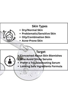 J'sDerma Face Serum with 8% Niacinamide for Blemish Improvement, 1% Zinc PCA for Sebum Control, and Soothing, Non-Sticky Formula Acnetrix Control AC Serum 30ml  - Image 3