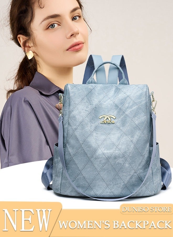 DUNISO Women's Backpack Fashionable Travel Backpack For Women Faux Leather School Backpack Shoulder Bag For College Girls Students - Image 1