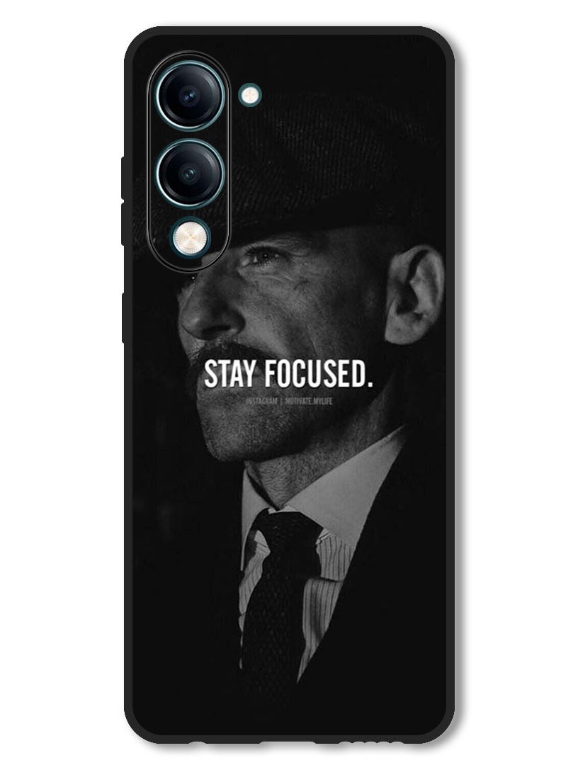 Theodor Case Compatible with Vivo Y29s Protection Shockproof Bumper Cover Stay focused - Image 1