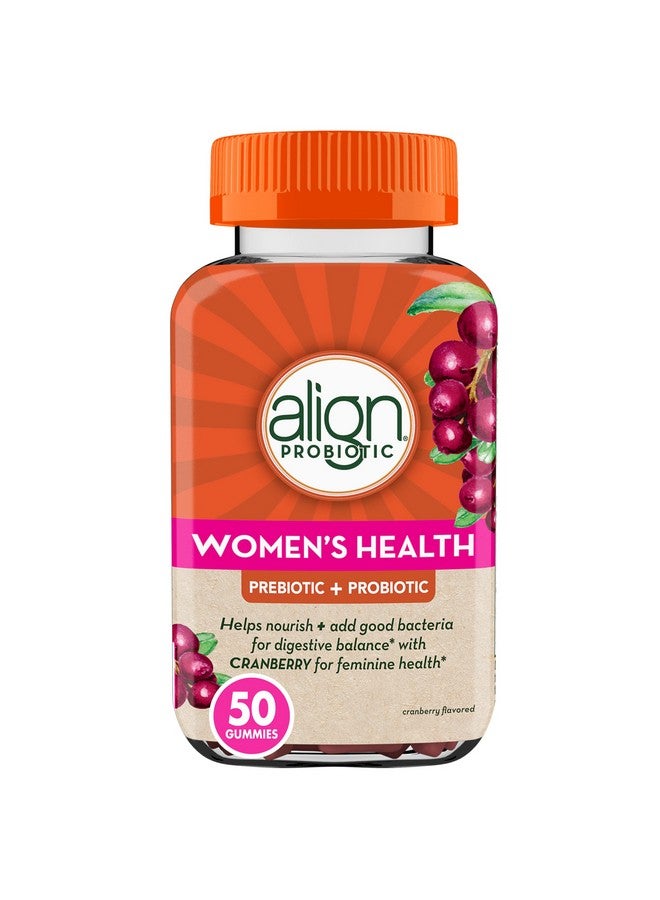 Align صحة المرأة: بروبيوتيك + بريبيوتيك مع التوت البري لصحة النساء يساعد في تغذية وإضافة بكتيريا جيدة لصحة الجهاز الهضمي 50 حبة جومي - Image 2