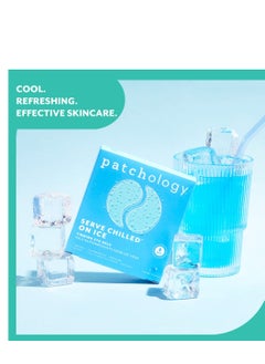 Patchology Patchology Iced Cooling Under Eye Mask Patches with Peptides, Cloudberry Oil and Bakuchiol. Cool eye gels to firm skin and soothe, reduce fine lines and under eye bags 5 PairC  - Image 4