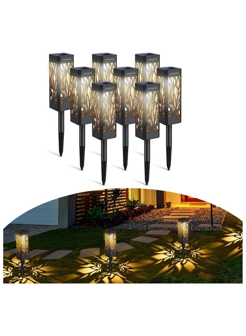 رايتشر 8 مجموعات من الطاقة الشمسية في الهواء الطلق ضوء القناة ، أدى ضوء الطاقة الشمسية في الهواء الطلق حديقة ، ضوء الطاقة الشمسية للماء في الهواء الطلق شرفة / الحديقة / الفناء / لين - Image 1