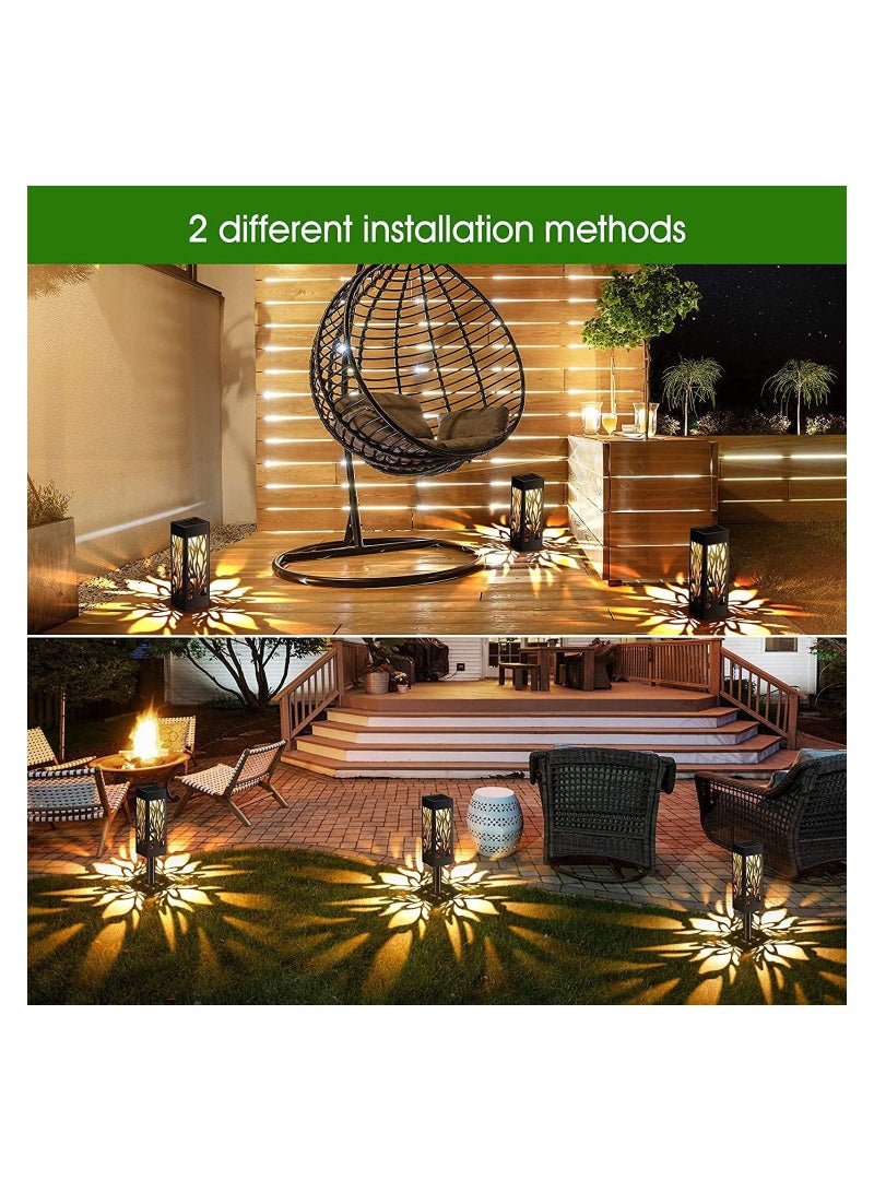 رايتشر 8 مجموعات من الطاقة الشمسية في الهواء الطلق ضوء القناة ، أدى ضوء الطاقة الشمسية في الهواء الطلق حديقة ، ضوء الطاقة الشمسية للماء في الهواء الطلق شرفة / الحديقة / الفناء / لين - Image 4