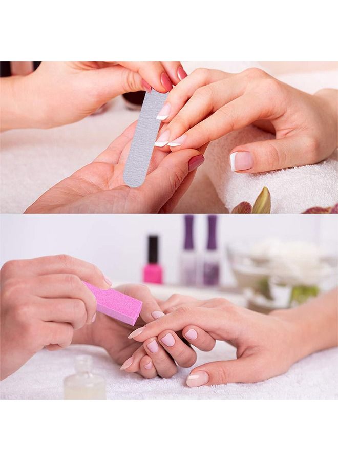 Generic Gel Nail Polish Remover Tool Kit, 20Pcs Plastic Nail Clip, 450Pcs Nail Wipe Cotton Pads, a Push Down Empty Bottle Dispenser, 2Pcs Nail File Grit, 1 Nail Brush And Other Accessories On the Picture - Image 4