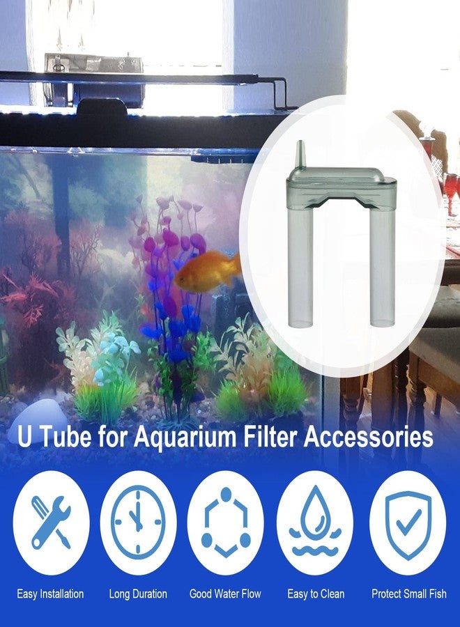 HEBRAR Aquarium Filter Intake Extension Tube, U Tube Compatibility with Aquaclear Power Filter 30 50, for Aquaclear Intake Tube Keeps Water Crystal Clear, Aquarium Filter Replacement Part A16150 - Image 5