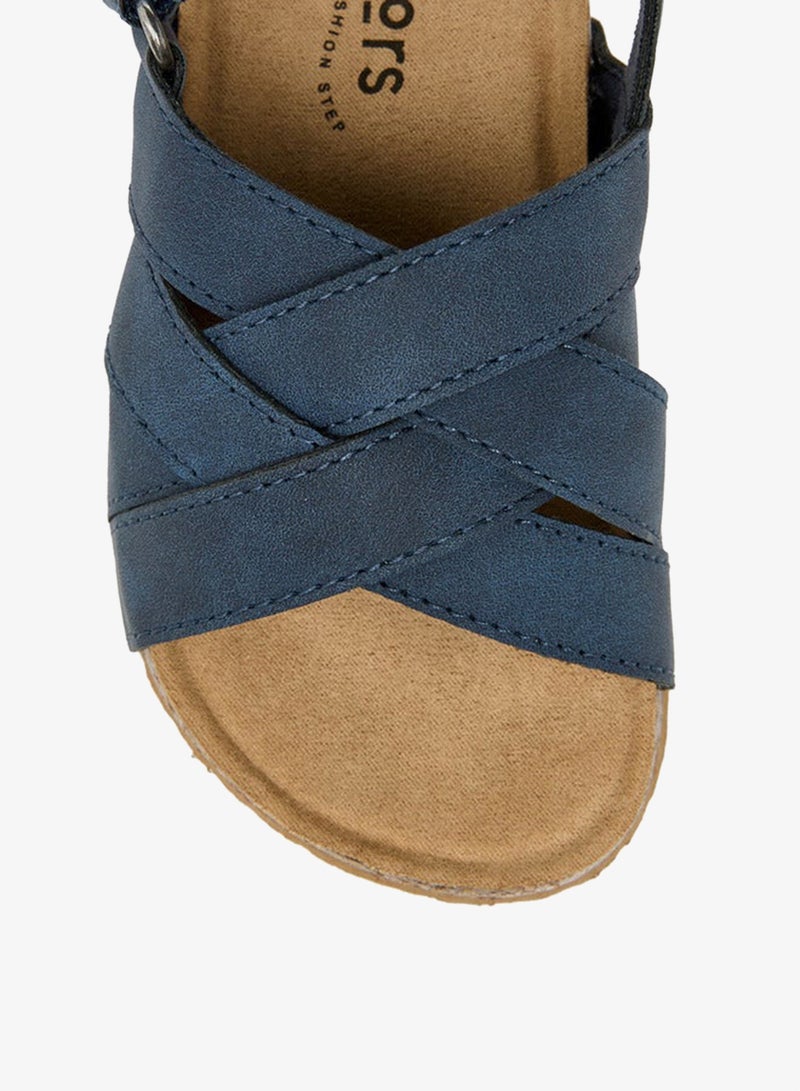 JUNIORS Boys Cross Strap Hook & Loop Sandals - Image 3