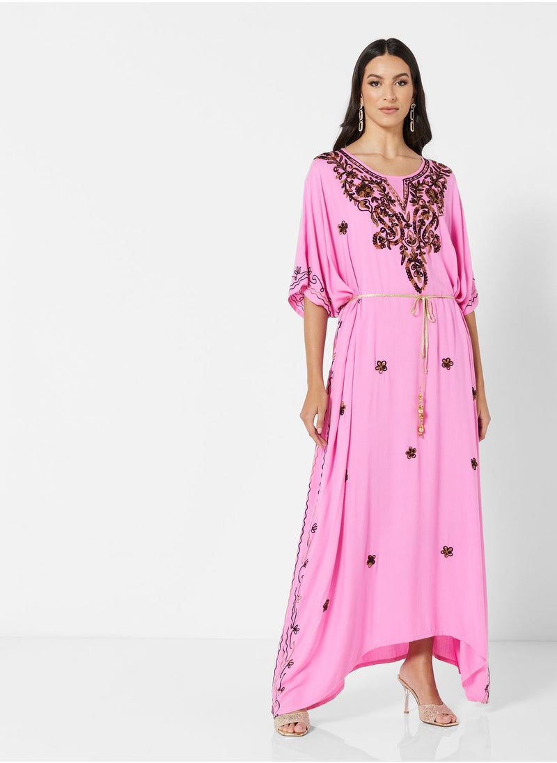 ARABIAN CLOSET EMBROIDERED KAFTAN  - Image 1