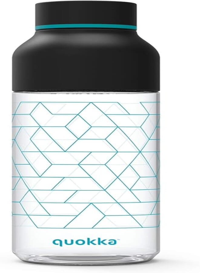 Quokka Ice Plastic bottle Geo Black 720ml No: 06910