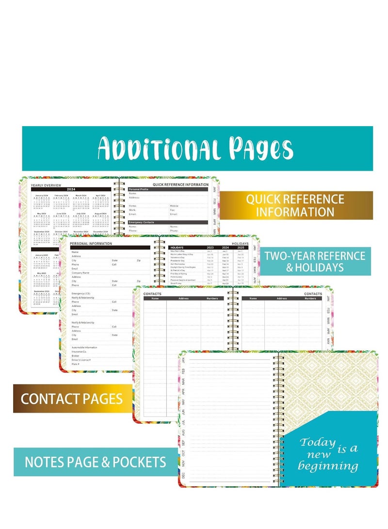 ULHYC ULHYC 2024 Planner, 2024 Planner Weekly and Monthly Planner from January 2024- December 2024, 2024 Appointment Book, Daily Agenda, Calendar Planner with To Do List  - Image 3