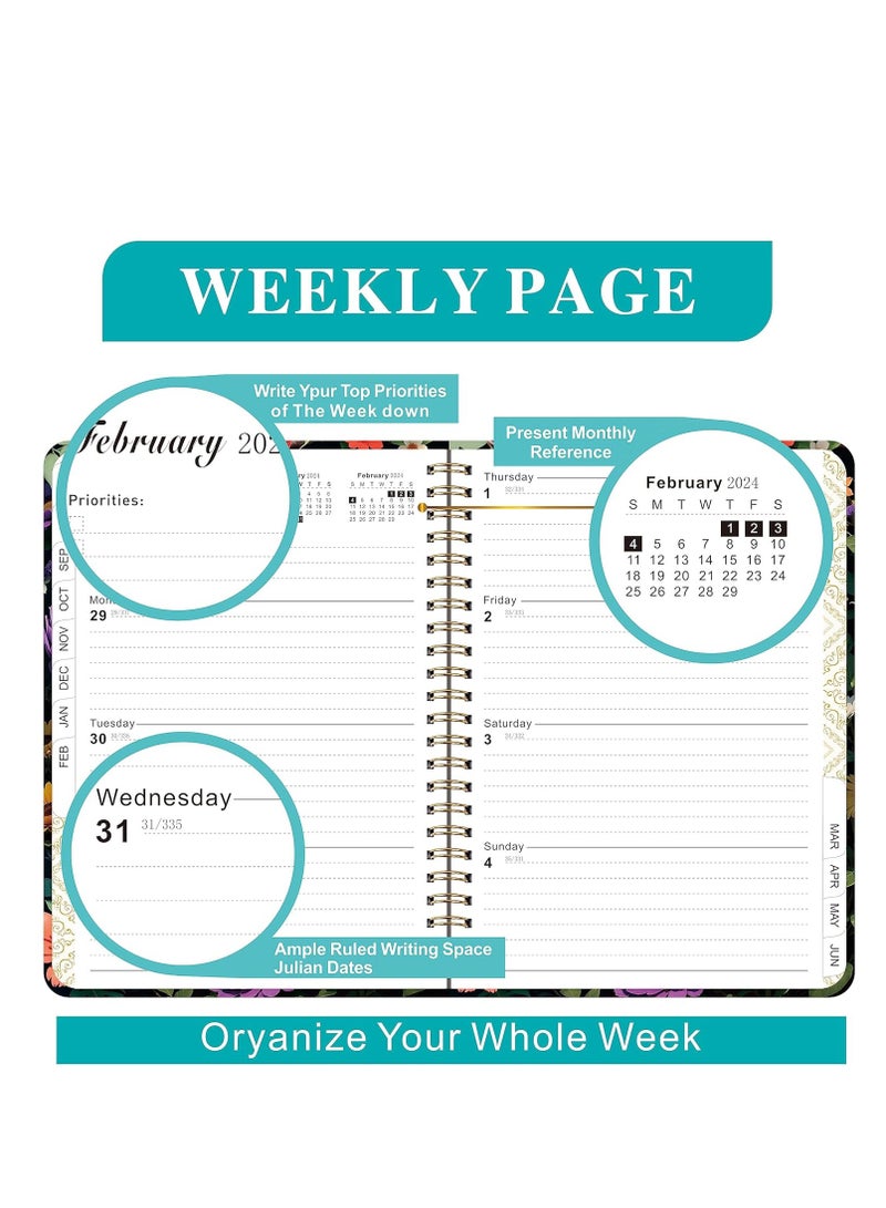 ULHYC ULHYC 2024 Planner, 2024 Planner Weekly and Monthly Planner from January 2024- December 2024, 2024 Appointment Book, Daily Agenda, Calendar Planner with To Do List  - Image 5