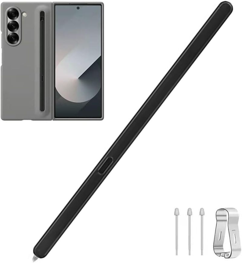 Precision Stylus Pen: 3 Replacement Tips - Ergonomic Design Compatible Stylus for Samsung Z Fold 6/5 Touch-Sensitive Device Writing Drawing - Image 2
