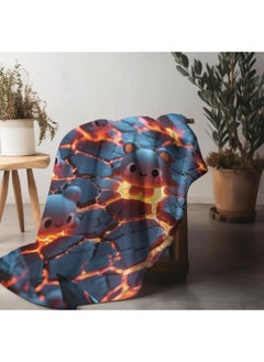 General Baby and children's cartoon flannel thin blanket (warm and comfortable, suitable for sleep, game use) 70cm*100cm - 430  - Image 5