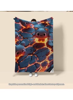 General Baby and children's cartoon flannel thin blanket (warm and comfortable, suitable for sleep, game use) 70cm*100cm - 430  - Image 3