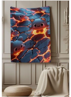 General Baby and children's cartoon flannel thin blanket (warm and comfortable, suitable for sleep, game use) 70cm*100cm - 430  - Image 4