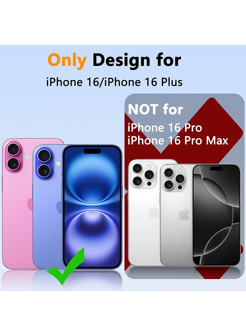Theodor iPhone 16/ 16 Plus 2 Pcs Camera Lens Protector With 9H Tempered HD Glass Camera Cover Anti Scratch Aluminum Alloy Camera Ring, Pink - Image 2