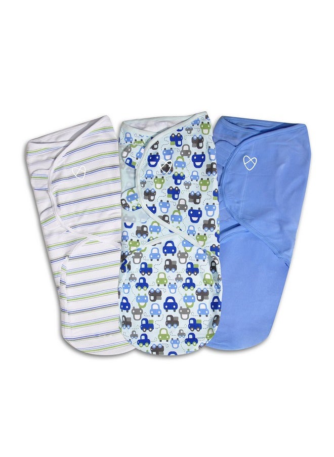 SwaddleMe Original Swaddle Size Large 36 Months 3Pack (Graphic Car)  - Image 1