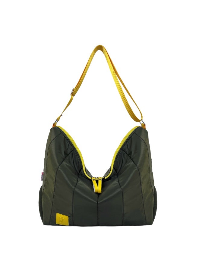 B.S COLLECTION Luxury Large Tote Bag and Elegant Multi-Purpose Women’s Shoulder Bag - Oily - Image 2