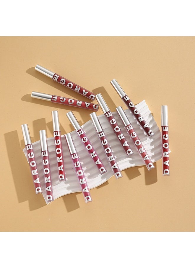 daroge - 12 Pieces Matte Liquid Lipstick Set - Long Lasting Water And Sweatproof Lip Gloss Gift Kit - 12 Color - Image 1