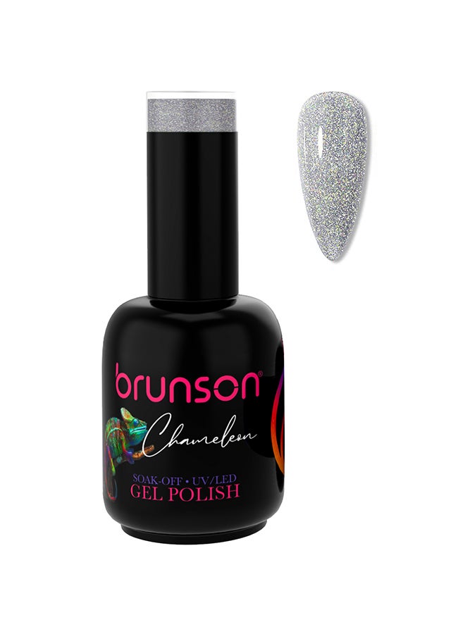 brunson طلاء أظافر جل كاميلون 18 مل: لمعان لامع، طويل الأمد، قابل للإزالة بالأشعة فوق البنفسجية/ LED لفن الأظافر، مانيكير فرنسي، باديكير. جودة صالون، مقاوم للتقشير، أظافر أكريليك لامعة وعصرية. - Image 1