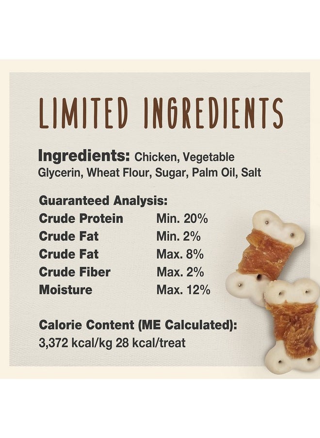 Cadet Cadet Gourmet Chicken Wrapped Biscuit Dog Treats, Training Treats for Small and Large Dogs, Inspected & Tested in USA, 14 oz.  - Image 3