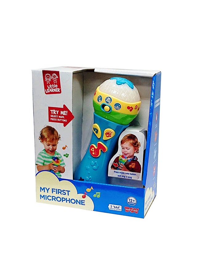 Happy Kids Premium My First Microphone - Softly Amplifies Your Little Star’s Voice - Ideal For Toddlers  - Image 1