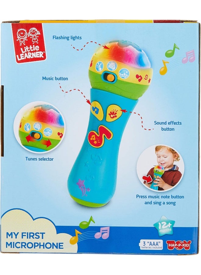 Happy Kids Little Learners Premium My First Microphone - Softly Amplifies Your Little Star’S Voice - Ideal For Toddlers  - Image 3