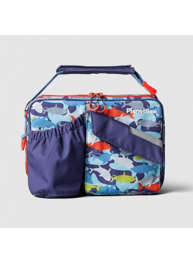 PlanetBox Rover Carry Insulated Lunch Bag (Camo Shark) - Image 1
