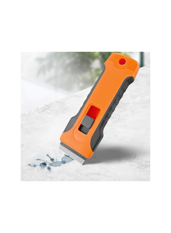 PROMASS Razor Blade Scraper Tool with 5pcs Extra Blades, Cleaning Razor Scraper, Glass Top Stove Scraper for Oven Door, Cooktop Scraper, Glass Scraper Cleaning Paint  - Image 3