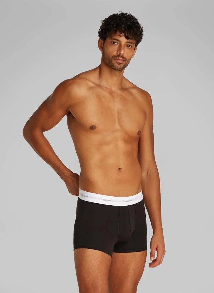 CALVIN KLEIN Cotton Blend Stripe Trunk - 3 Pack