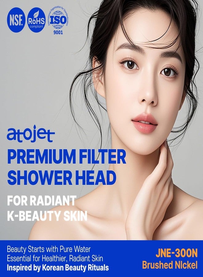Atojet Premium Filter Showerhead Designed With Korea's Luxury Beauty Philosophy - Carbon Composite Filter | Single 1 month Set (Hose, Mount, Teflon Tape, Wrench) (JNE300N-SET-SNG) - Image 2