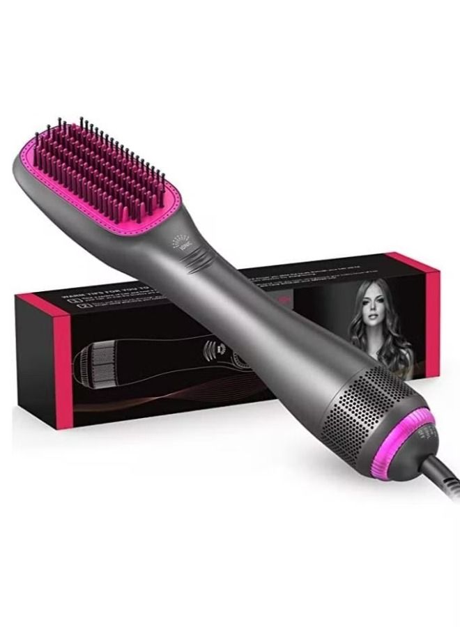 Ceramic Dryer And Styler Black Pink - Image 1