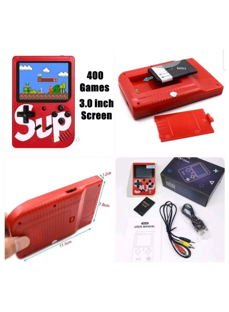 SUP Handheld Game Console for Children, Game Player with 2.5" 8-Bit LCD Portable Video Games,The 80's Arcade Video Gaming System,Built-in 129 Classic Old School Games Entertainment-multicolor - Image 3