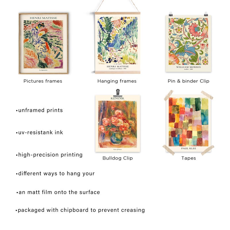 KONGSY Colorful Eclectic Wall Art Poster Prints,Set of 9 Abstract Wall Decor for Dorm Bedroom,Trendy Aesthetic Pictures for Teens Boys Girls, Maximalist Posters Wall Decorations - Image 3