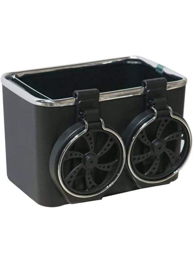 Vehicle-Mounted Tissue Coffee Cup Drink Holder Box Multifunctional Car Organizer for Cup and Bottles - Image 1