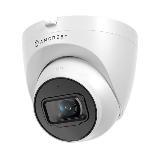 Amcrest 5MP Turret POE Camera UltraHD Outdoor IP Camera POE with MicAudio 5Megapixel Security Surveillance Cameras 98ft NightVision 132 FOV MicroSD 256GB IP5MT1179EWAIV3 - Image 1