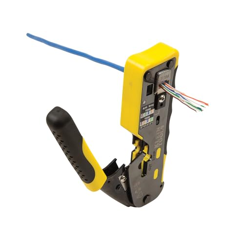 Klein Tools VDV826-704 Modular Data Plug for CAT6A and Larger Diameter CAT6 Indoor or Outdoor Ethernet Cable, 50 Pack - Image 5
