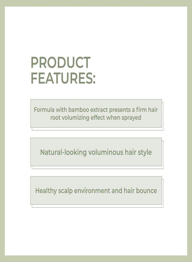 أموس بروفيشنال بخاخ تكثيف الشعر بالشاي الأخضر من آموس بروفيشنال، 140 مل (تجديد) | بخاخ تصفيف للشعر يُحسّن من تساقط الشعر ويمنحه كثافةً، مناسب للبشرة الحساسة، غني بخلاصة الخيزران | ماركة صالونات تصفيف الشعر الكورية - Image 4