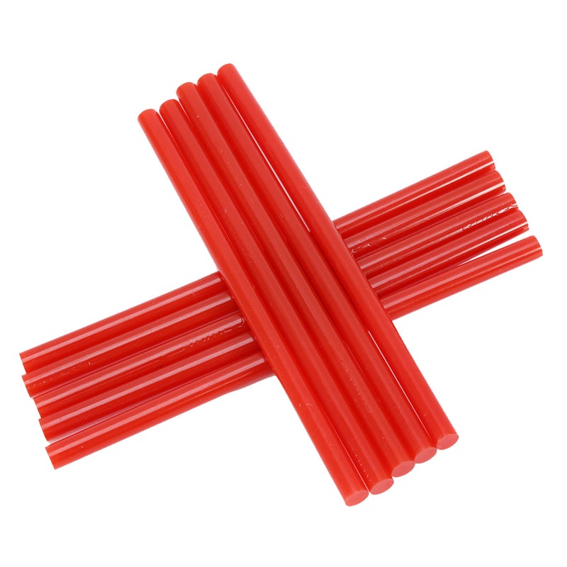 10pcs set 7 * 150mm Colorful Hot Melt Glue Adhesive Sticks for 20W Small Power Gun Red - Image 4