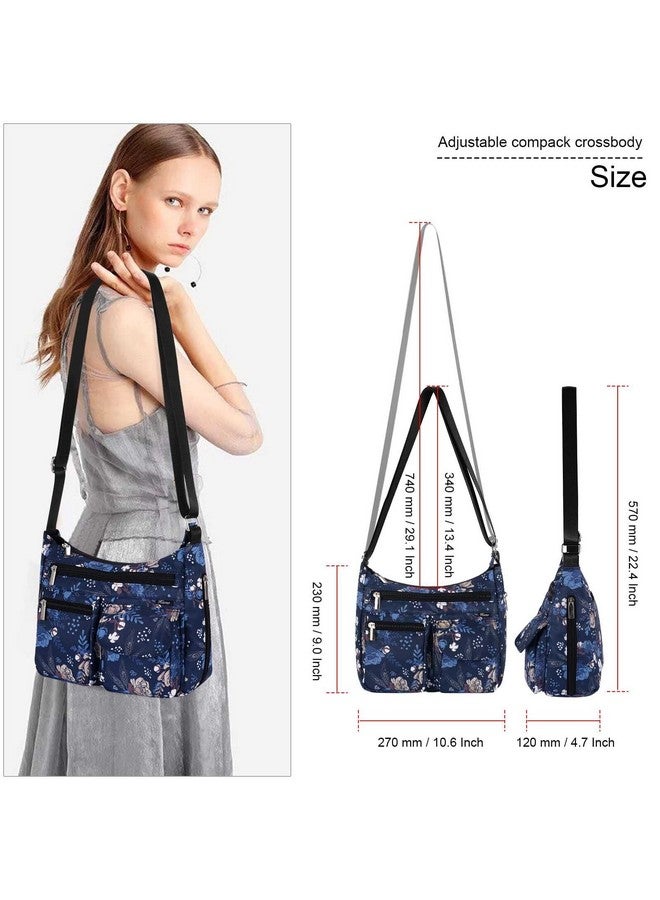Kamo Crossbody Bag for Women - Multi-pocket Shoulder Bag Lightweight Messenger Bag Casual printed Purse Handbag Travel Bag - Image 1