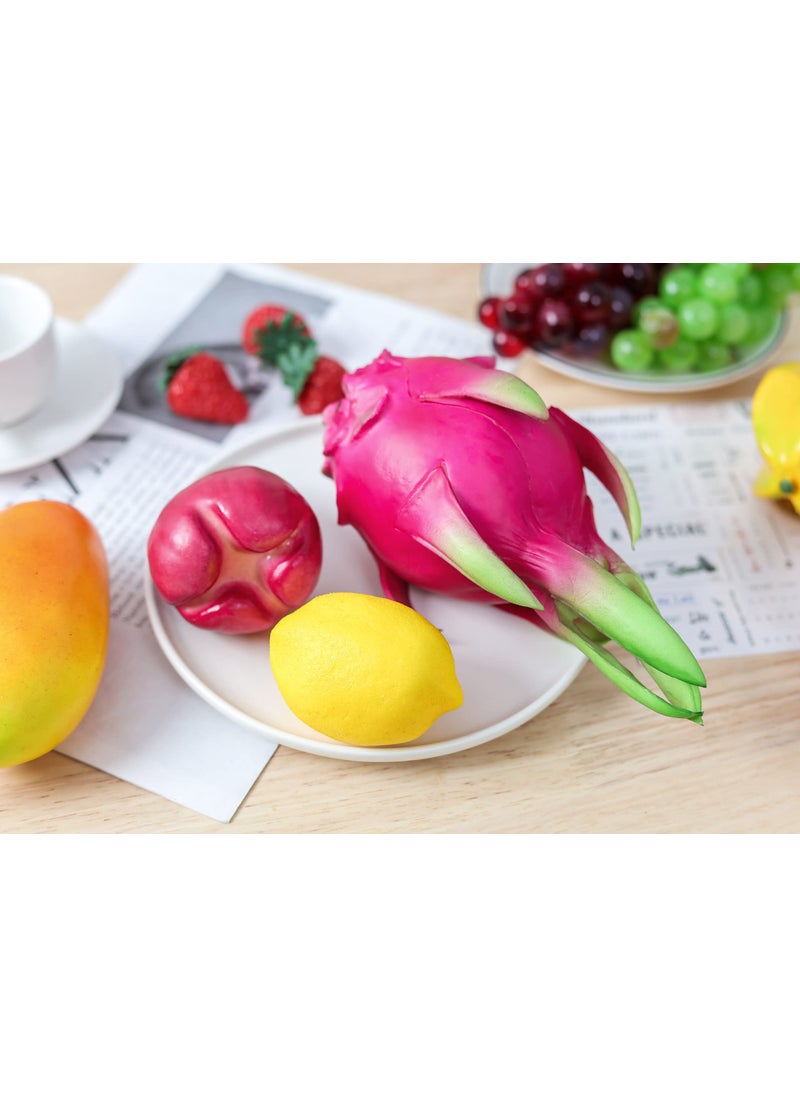 Toopify Toopify 20 Pcs Artificial Fruits Pack  Fake Fruits for Home Decor  Simulation Fruit Set  Party Chirstmas Decortion  - Image 5