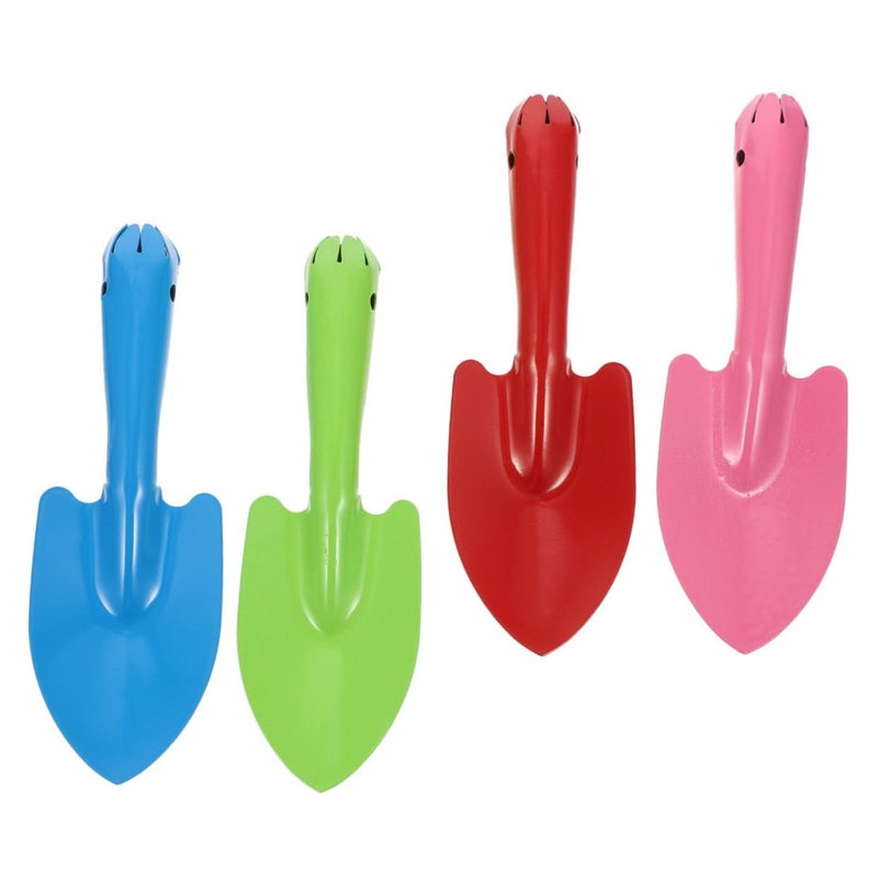 4Pcs Garden Trowel Set for Planting Digging Weeding and Soil Cultivation Mixed Color Design - Image 2