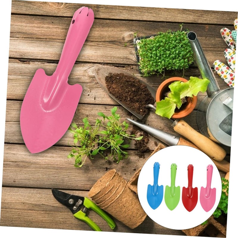 4Pcs Garden Trowel Set for Planting Digging Weeding and Soil Cultivation Mixed Color Design - Image 4
