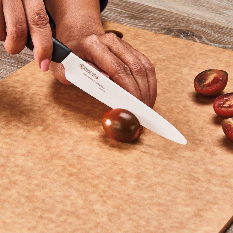 KYOCERA Kyocera Revolution Ceramic Kitchen Knife, 5-inch, White  - Image 4