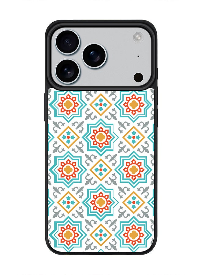 Stylizedd iPhone 17 Pro Case, [Compatible with MagSafe] Slim Magnetic cover Phone Case iPhone 17 Pro -Moroccan Mosaic - Image 1