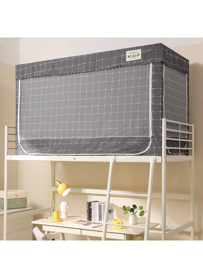 2024 New Student Net Strong Shading Mosquito Net Curtain Full Coating Dormitory Upper And Lower Bunk Thickened Four Seasons Universal