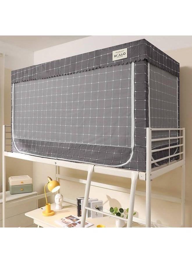 2024 New Student Net Strong Shading Mosquito Net Curtain Full Coating Dormitory Upper And Lower Bunk Thickened Four Seasons Universal